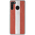 Latvia Flag Distressed Galaxy A21 Clear Case